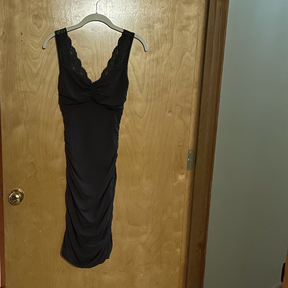 EXPRESS gray lace dress